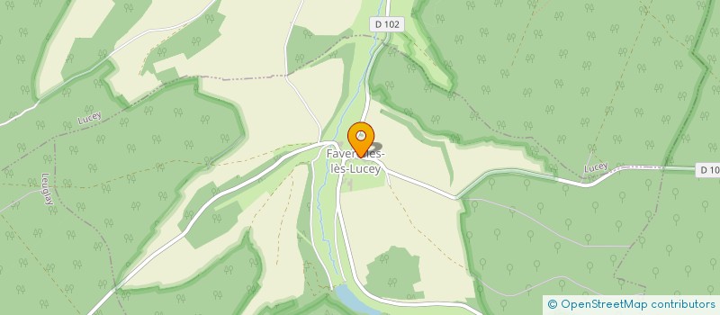 localisation de l'entreprise INDIVISION GUILLIER ANDRE ET LUANA  RECEY-SUR-OURCE