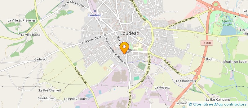 localisation de l'entreprise INDIVISION GUILLO à LOUDEAC