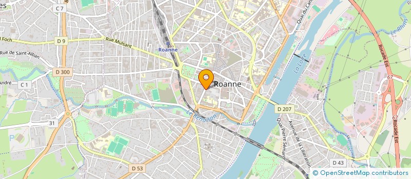 localisation de l'entreprise INDIVISION GUILLOT à ROANNE