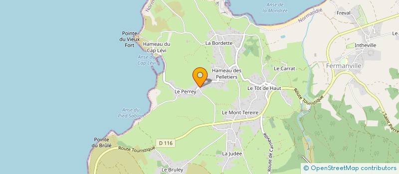 localisation de l'entreprise INDIVISION GUILLOTIN JORANT  FERMANVILLE