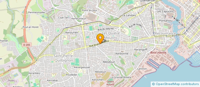 localisation de l'entreprise INDIVISION GUILLOU  BREST