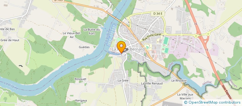 localisation de l'entreprise INDIVISION GUILLOU LAURENT - RIO AMANDINE  LA ROCHE-BERNARD