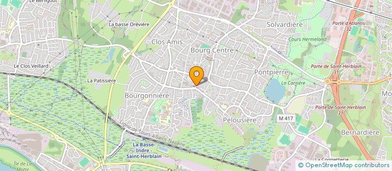 localisation de l'entreprise INDIVISION GUILLOU RABALLAND  SAINT-HERBLAIN