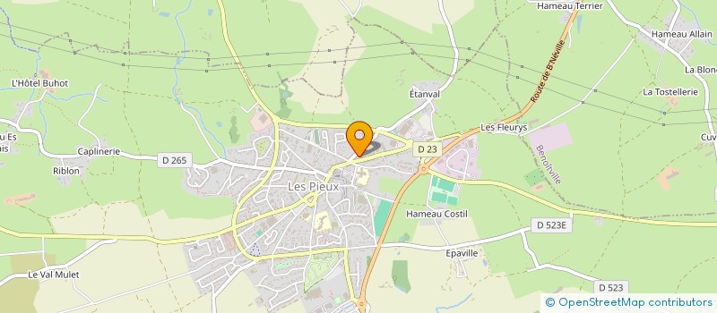 localisation de l'entreprise INDIVISION GUILMAIN  LES PIEUX