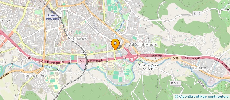 localisation de l'entreprise INDIVISION GUILMEAU-DEFAIS  AIX-EN-PROVENCE