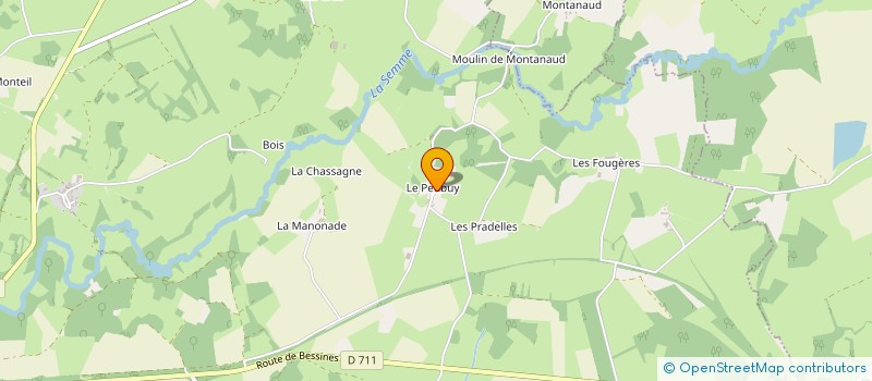 localisation de l'entreprise INDIVISION GUIMBARD ROBERT & JEAN PIERRE  CHATEAUPONSAC