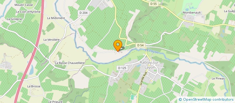 localisation de l'entreprise INDIVISION GUINEBRETIERE STRADIOT  BEAULIEU-SUR-LAYON