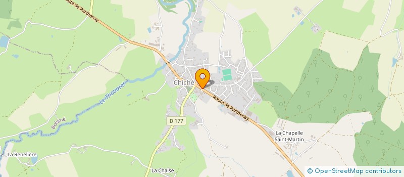 localisation de l'entreprise INDIVISION GUINEFOLLEAU  CHICHE