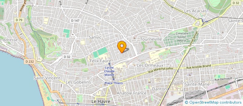 localisation de l'entreprise INDIVISION GUINTRAND-TASSEL  LE HAVRE