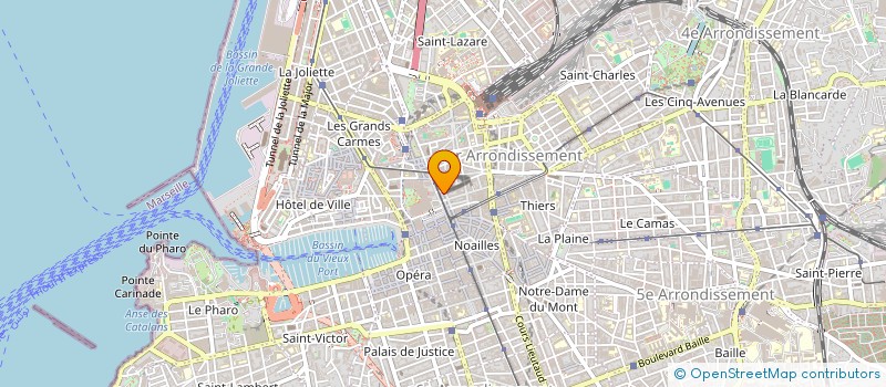 localisation de l'entreprise INDIVISION GUISANI JOUVE  MARSEILLE