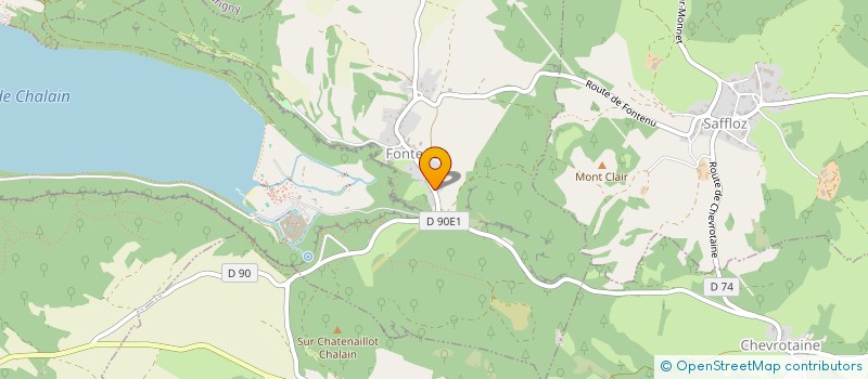 localisation de l'entreprise INDIVISION GUISEPPI BARTHELEMY  FONTENU