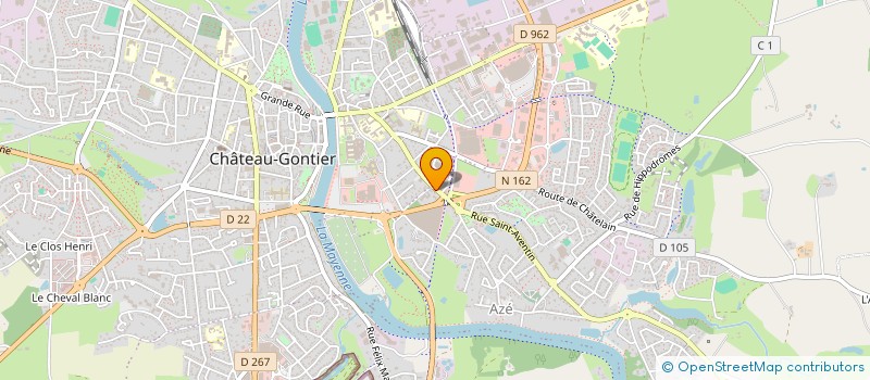 localisation de l'entreprise INDIVISION GUITTON  CHATEAU-GONTIER-SUR-MAYENNE