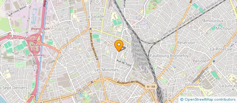 localisation de l'entreprise INDIVISION GUITTON - GABORIAU à TOULOUSE