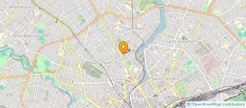 localisation de l'entreprise INDIVISION GURY ET LARTIGUE  NANTES