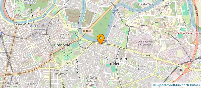 localisation de l'entreprise INDIVISION GUYETAND A ET J  SAINT-MARTIN-D'HERES