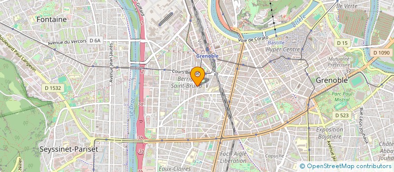 localisation de l'entreprise INDIVISION GUYOT PETITJEAN  GRENOBLE