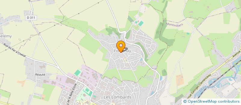 localisation de l'entreprise INDIVISION GWENAELLE GOASDOUE RODOLPHE BIENFAIT  FONTENAY