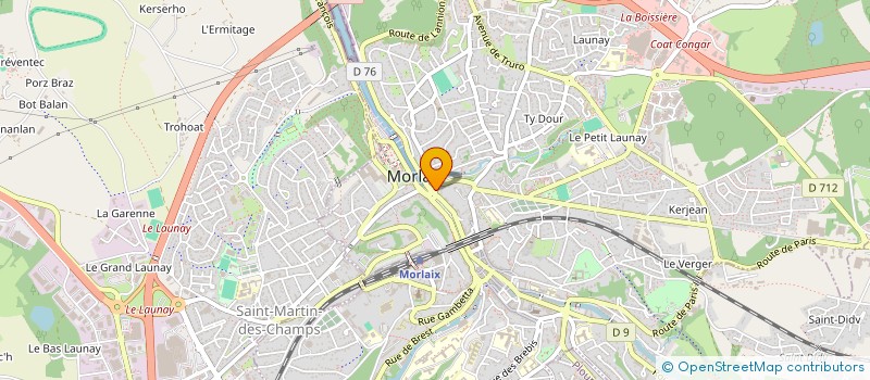 localisation de l'entreprise INDIVISION GWENDAL L'HOSTIS LONA MAUBANC  MORLAIX