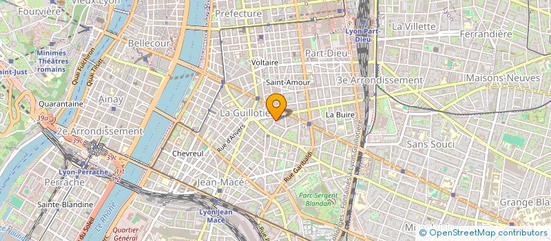 localisation de l'entreprise INDIVISION H.MAURIN ET C.BOSSANNE  LYON