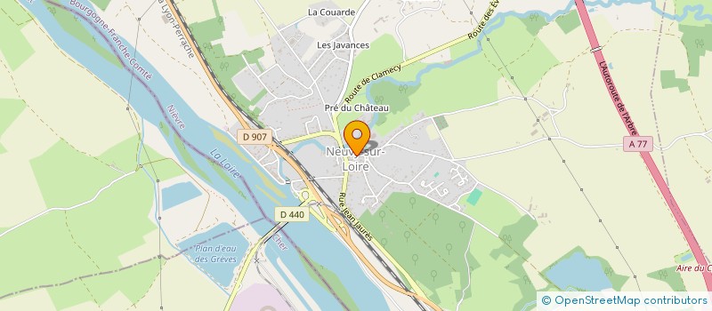 localisation de l'entreprise INDIVISION HACAULT HANNEQUIN à NEUVY-SUR-LOIRE