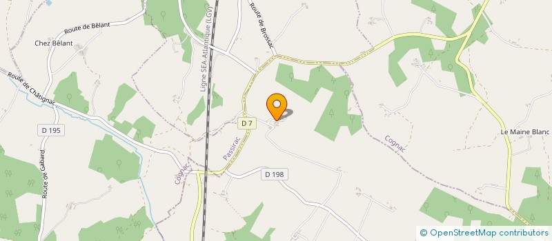localisation de l'entreprise INDIVISION HACLIN-BALLU à CHATIGNAC