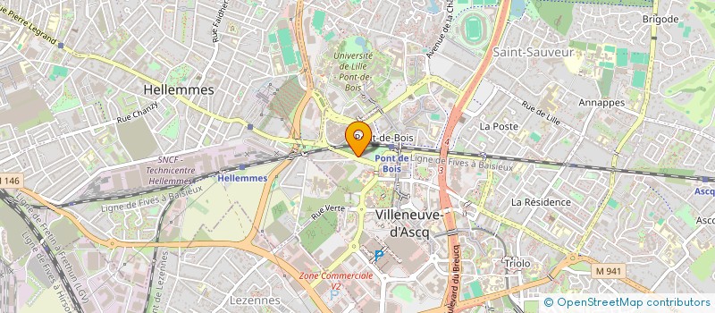 localisation de l'entreprise INDIVISION HADDOUCHE SUNIO à VILLENEUVE-D'ASCQ