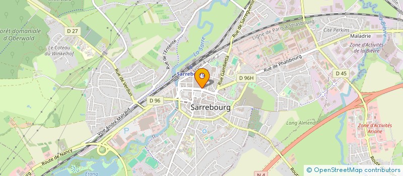 localisation de l'entreprise INDIVISION HAFFEMAYER CHRISTIANE ET THIERRY à SARREBOURG