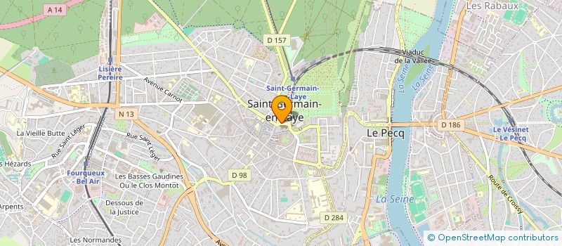 localisation de l'entreprise INDIVISION HAGUNAUER  SAINT-GERMAIN-EN-LAYE