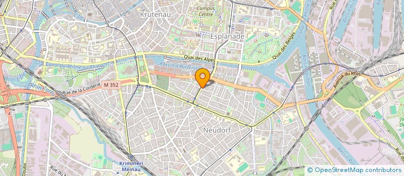 localisation de l'entreprise INDIVISION HAHN / GAUDILLERE  STRASBOURG