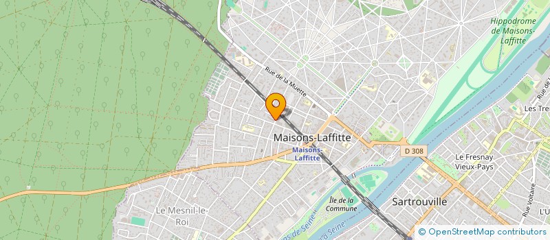 localisation de l'entreprise INDIVISION HAIZE COURTIN  MAISONS-LAFFITTE