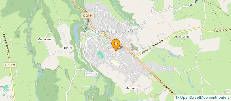 localisation de l'entreprise INDIVISION HAJI-DENIS  NERIS-LES-BAINS