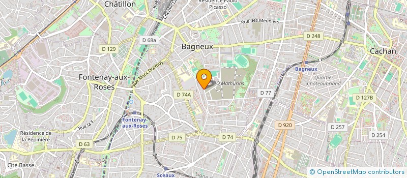 localisation de l'entreprise INDIVISION HALFORD DINTILLAC à BAGNEUX