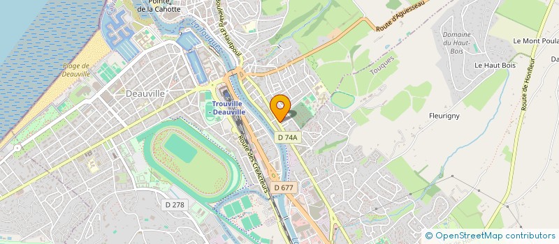 localisation de l'entreprise INDIVISION HALLEY CORALIE ET LURIENNE STEPHANE  TROUVILLE-SUR-MER