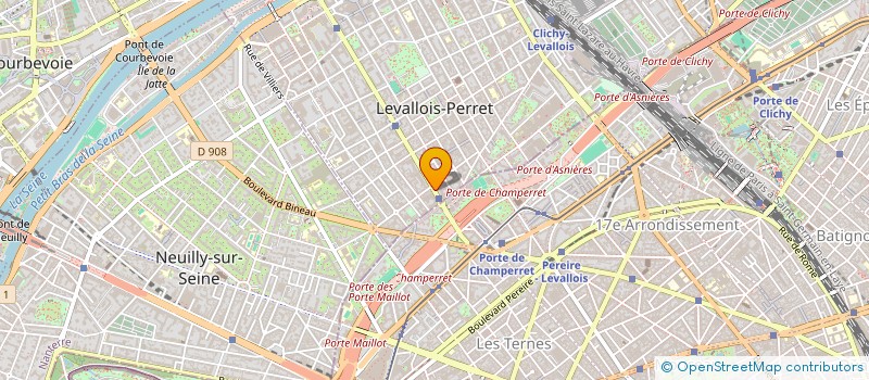 localisation de l'entreprise INDIVISION HALOUZE LAMY à LEVALLOIS-PERRET