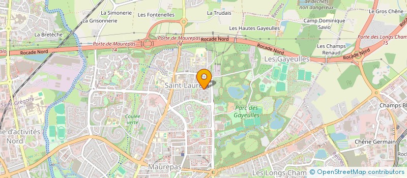 localisation de l'entreprise INDIVISION HAMARD ET GREAU  RENNES
