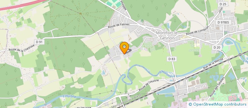 localisation de l'entreprise INDIVISION HAMARD SYLVIE  MONTFORT-LE-GESNOIS