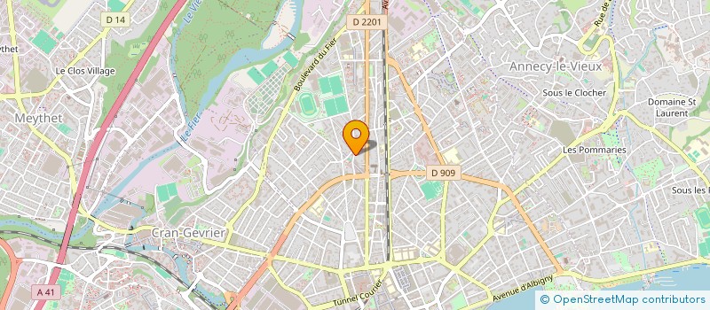 localisation de l'entreprise INDIVISION HAMDI LEGEARD à ANNECY