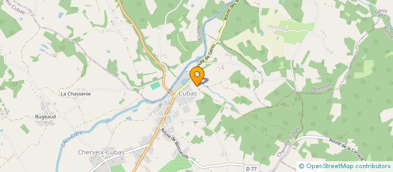 localisation de l'entreprise INDIVISION HAMELIN  CHERVEIX-CUBAS