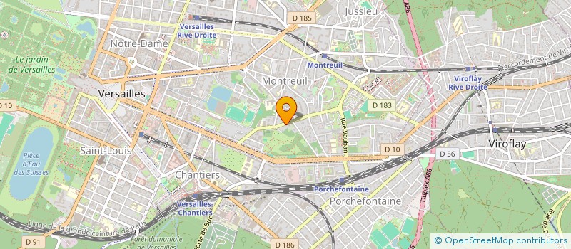 localisation de l'entreprise INDIVISION HAMET GUILLAUME ET HAMET NOEMIE à VERSAILLES