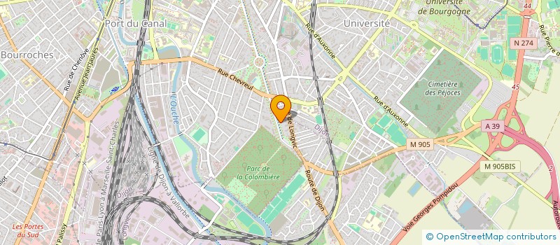 localisation de l'entreprise INDIVISION HAMM ISSLIN à DIJON
