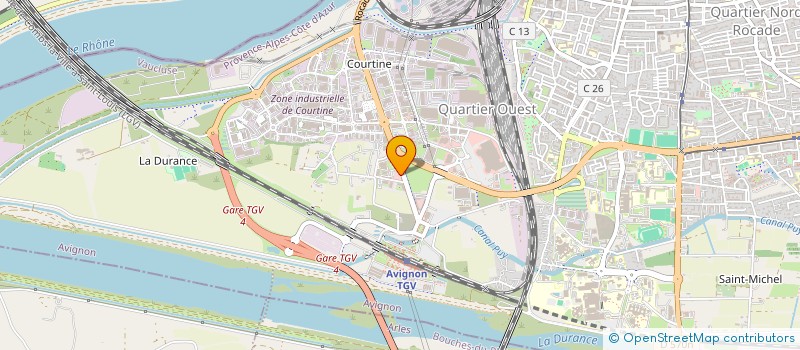 localisation de l'entreprise INDIVISION HAMM PATRICK ET MARTYNE  AVIGNON