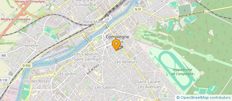 localisation de l'entreprise INDIVISION HAMMOU N'AICHA FRANCOIS  COMPIEGNE