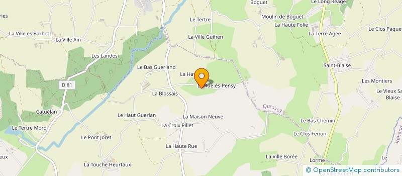 localisation de l'entreprise INDIVISION HAMON  HENON