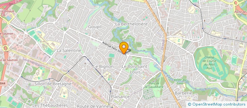 localisation de l'entreprise INDIVISION HAMON JULIEN ET CHAUVET LAURENE à ORVAULT