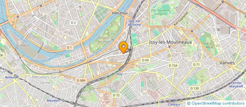 localisation de l'entreprise INDIVISION HANA REZK ALEXANDRE ET JONATHAN à ISSY-LES-MOULINEAUX