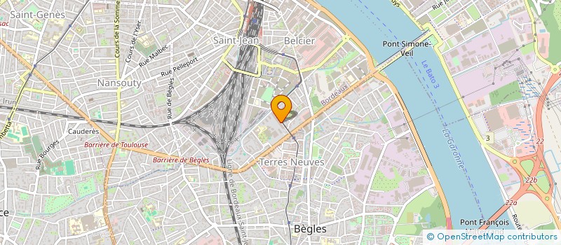 localisation de l'entreprise INDIVISION HANET CADILLON  BORDEAUX