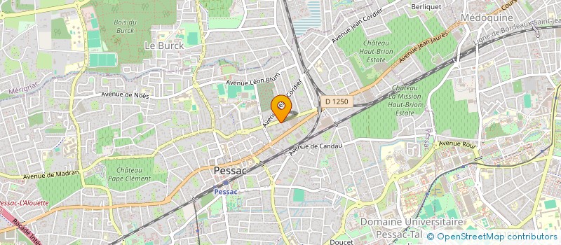 localisation de l'entreprise INDIVISION HANIQUAUT à PESSAC