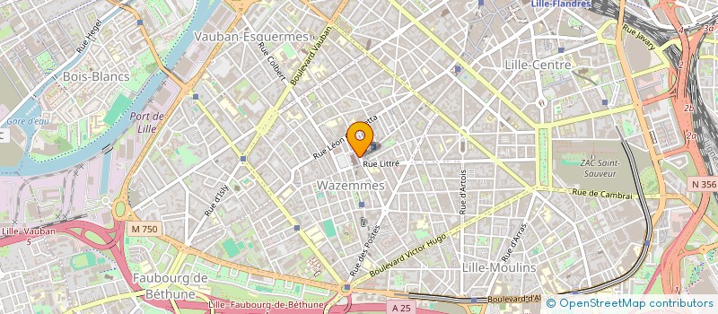 localisation de l'entreprise INDIVISION HARBONNIER-HARBONNIER à LILLE