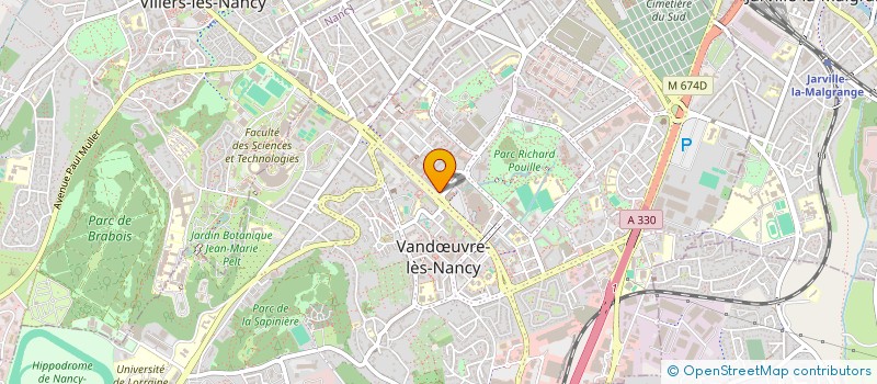 localisation de l'entreprise INDIVISION HARLAY-VINCENT  VANDUVRE-LES-NANCY