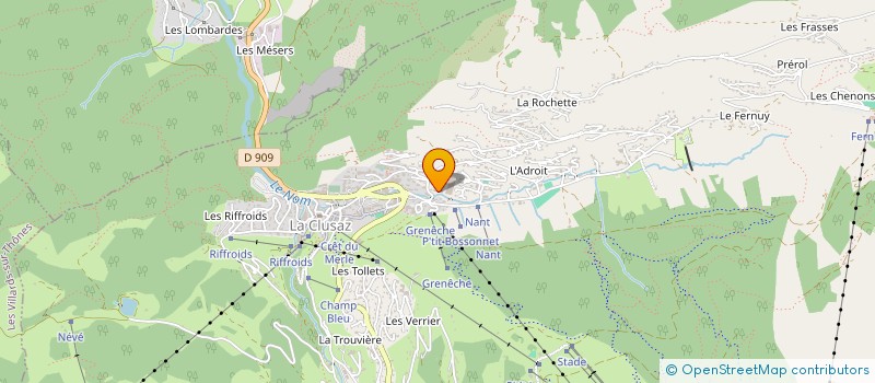 localisation de l'entreprise INDIVISION HARLE-HARLE à LA CLUSAZ